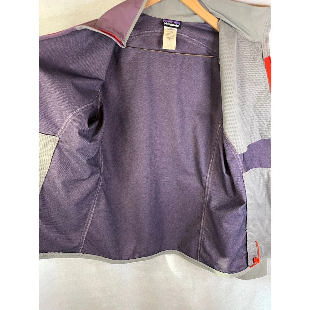 Patagonia Woman's All Free Jacket Purple Sz XL
